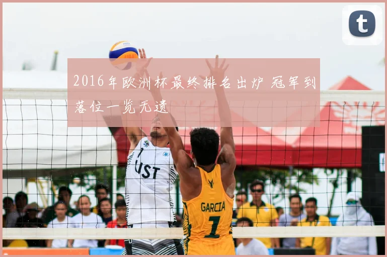2016年欧洲杯最终排名出炉 冠军到落位一览无遗